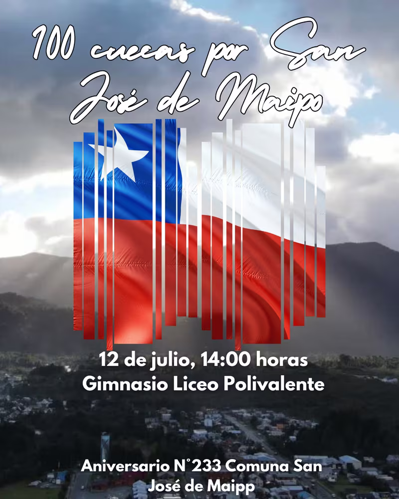 Aniversario 233 Años: "100 cuecas por San José de Maipo"