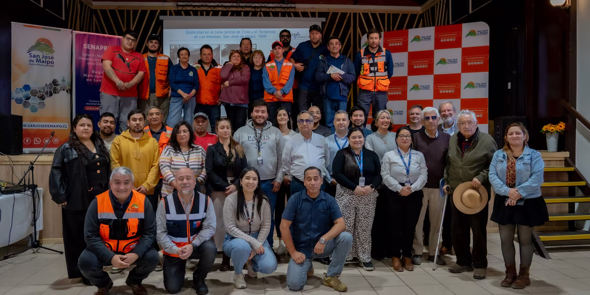 San José de Maipo inició jornada de memoria sísmica y reducción del riesgo de desastres junto a SENAPRED