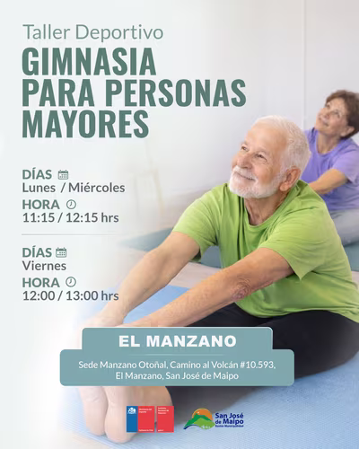 Taller Deportivo Gimnasia Personas Mayores (El Manzano)