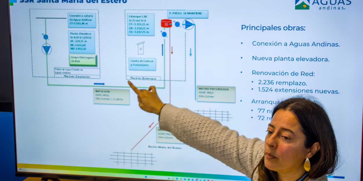Municipio conoce avances del proyecto de Servicio Sanitario Rural Santa María del Estero
