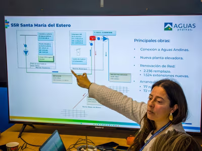 Municipio conoce avances del proyecto de Servicio Sanitario Rural Santa María del Estero