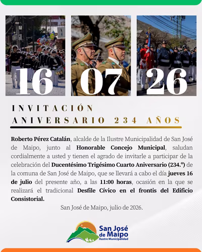 Desfile Aniversario 234° San José de Maipo