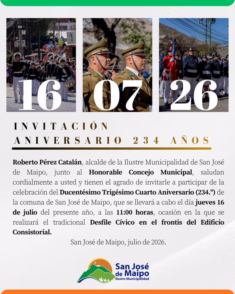 Desfile Aniversario 234° San José de Maipo