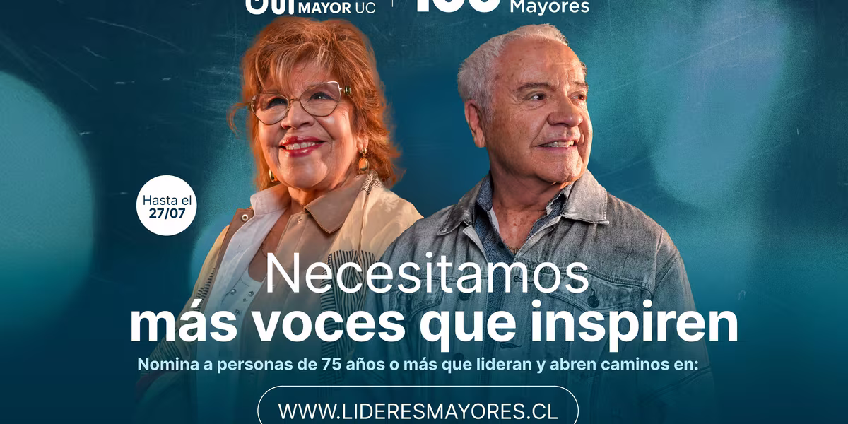 Abren las postulaciones para “100 Líderes Mayores”, el reconocimiento a personas mayores que transforman Chile