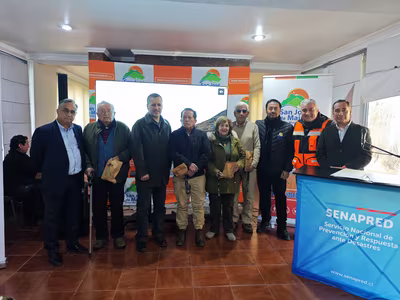 Las Melosas fue escenario del lanzamiento del reportaje “Memoria Sísmica”