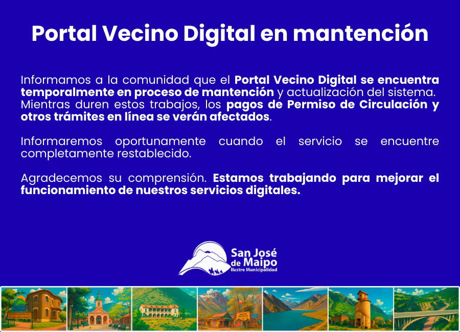 Vecino Digital en Mantención