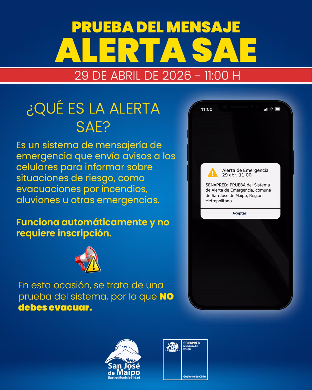 Prueba alerta SAE