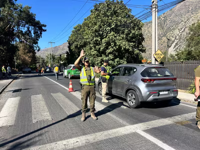 Operativo interinstitucional de fiscalización de tránsito se realizó en San José de Maipo