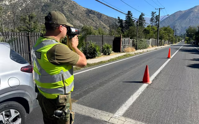 Carabineros realizó controles de velocidad