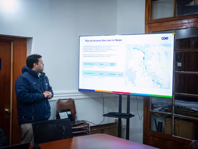 Alcalde Roberto Pérez Catalán participa en presentación del Plan Invierno de CGE