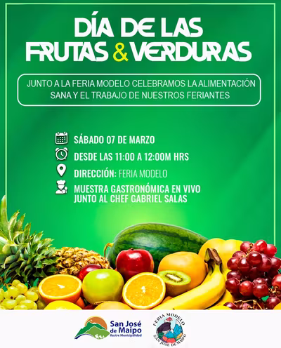 Día de las Frutas y Verduras: la base para una vida saludable