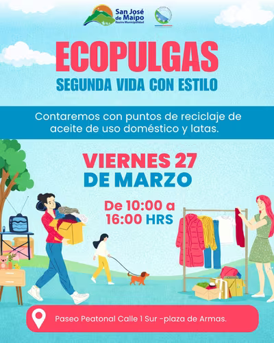 ¡Vuelve la EcoPulgas a San José de Maipo!