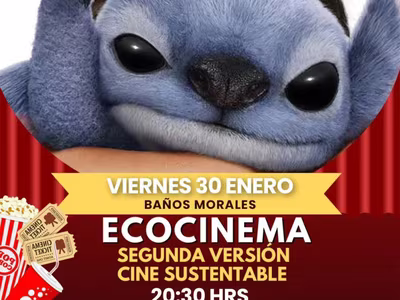 Cine bajo las estrellas en Baños Morales