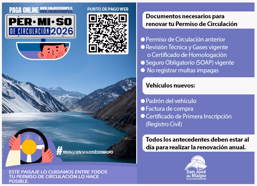 PERMISO CIRCULACIÓN 2026