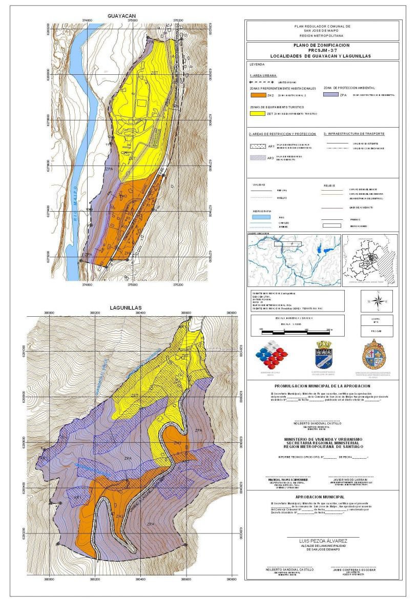 zon_pl3_LPA: Localidades de Guayacán y Lagunillas